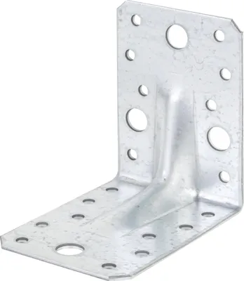 Produktbild von Winkelverbinder mit Steg 90x65x2.5 verzinkt,ETA 080165