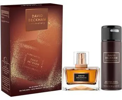 Zdjęcie produktu dla David Beckham Intimately Men woda toaletowa 75 ml i dezodorant w sprayu 150 ml