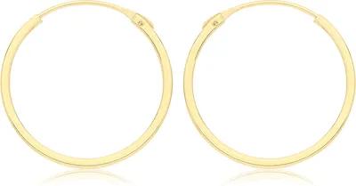 Image de Dormeur Boucles d'oreilles Femme Or 375/1000 - 14mm; TRS36935MM14