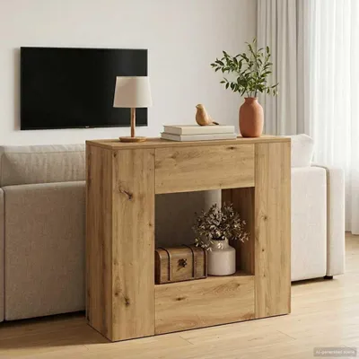 Produktbild von Artisan-Eiche 82 x 29 x 74 cm - Konsolentische DE2381