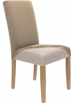 Produktbild von Stuhlhusse 1er Pack - Beige - Universal - Stretch - Bezug für Stühle - Elasthan