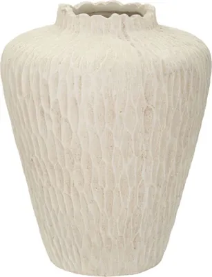 Zdjęcie produktu dla o Ferretti Wazon Cień Średnica 32x40 cm kremowy