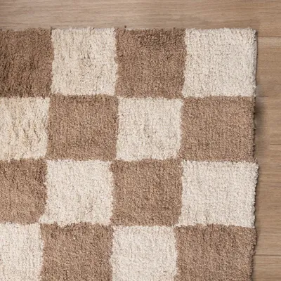 Produktbild von Volero - Retro Teppich - Gambit Beige Weiß - 160x230 cm - Wohnzimmer, Schlafzimmer - Retro