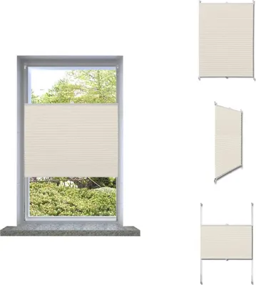 Produktbild von Plissee Rollo Jalousie Plisseerollo 90x150cm Creme -  Jalousien & Rollos