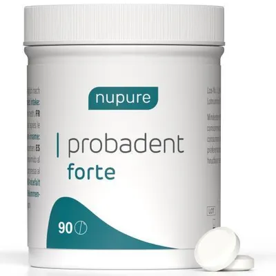 Produktbild von Nupure probadent forte 3 Bakt.Kult.5 Mrd.Kbe Lut. 90 St