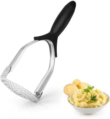 Obrázek produktu pro Skládací nerezové mačkadlo Unyqoos® pro všestranné použití v kuchyni