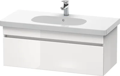 Image de Duravit DuraStyle meuble sous-lavabo mural 6385, 1 tiroir, 1000mm, pour D-Code, DS638502218