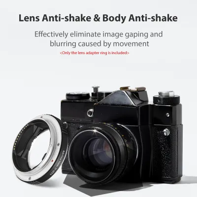 Image de Bague d'adaptation pour objectif de caméra, autofocus, alliage d'aluminium, remplacement de la monture Canon EF sur la monture GFX moyen format, compatible avec Fuji GFX100 GFX100S GFX50 GFX50S