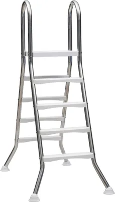 Produktbild von IDEAL Hochbeckenleiter 4/4-stufig für Beckenhöhe 1,20m (V2A 1.4301)