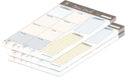 Produktbild von PRICARO Wochenplaner "Pusteblume", A4, 25 Blatt, 3 Stück