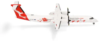 Modellflugzeug QantasLink Bombardier Q400 Dasher-8, 1:200, Metall