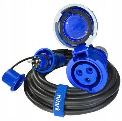 Produktbild von Camping-Adapter IP68/67 H07RN-F 3x2,5 wasserdicht 1m