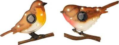 Produktbild von Lumineo Garten Deko Figur 894881 Metall Vogel 18 x 4,5 x 13 cm