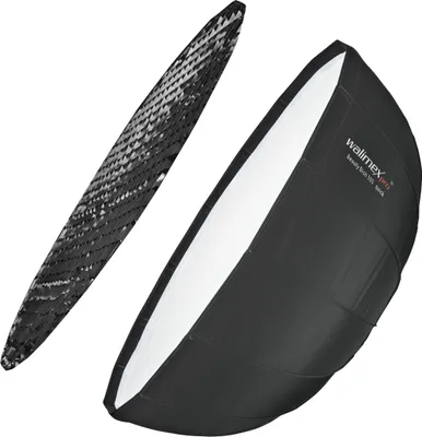 Produktbild von Walimex pro SL Beauty Dish Softbox QA105 Ø 105 cm kompatibel mit Profoto, Lichtformer mit Grid und Diffusoren, Reflektor für Fotografie