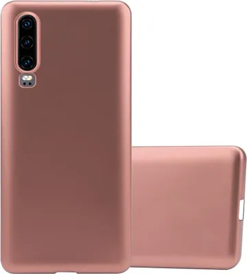Produktbild von Cadorabo Schutzhülle für Huawei P30 Hülle in Rosa Handyhülle TPU Silikon Etui Cover Case
