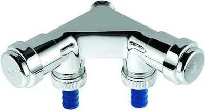 Produktbild von Grohe WAS Doppelventil Einfach DN15, 1 Stk.