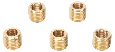Produktbild von Reduzierrohrverschraubung mit NPT-Gewinde, 1/4 Zoll Außengewinde x 1/8 Innengewinde, Messing-Reduzierbuchse