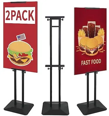 Produktbild von Posterhalter verstellbar für Präsentationen bis 78 Zoll - 2 Stück