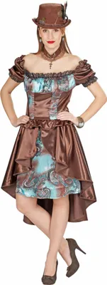 Produktbild von Steampunk Lucy Kostüm für Damen Größe: 36/38
