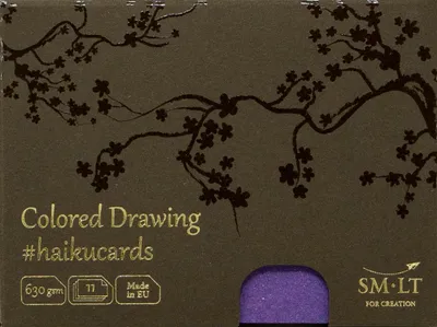Image de SMLT Haikukkarten Papier à dessin A6 630gr 11 feuilles carton coloré