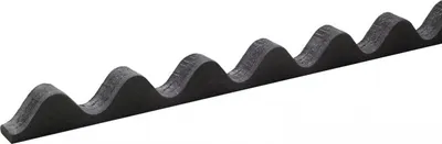 Produktbild von Onduline Easyline Zahnleiste 100cm Profilfüller aus Zellpolyethylen Zahnstange First Traufe Profil 95/38