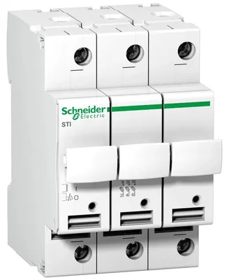 Imagen del producto de Base de conexión STI-10,3x38-3, 3 polos