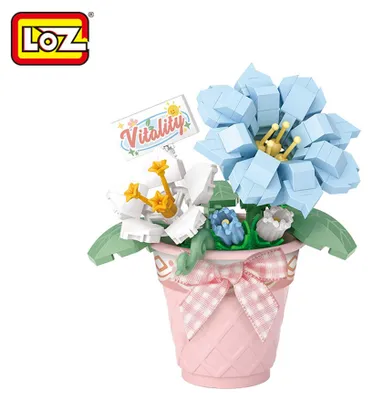 Produktbild von Loz Klemmbausteine Set 8835, Diamond-Bausteine mit 210 Teilen, Farbe Enzian