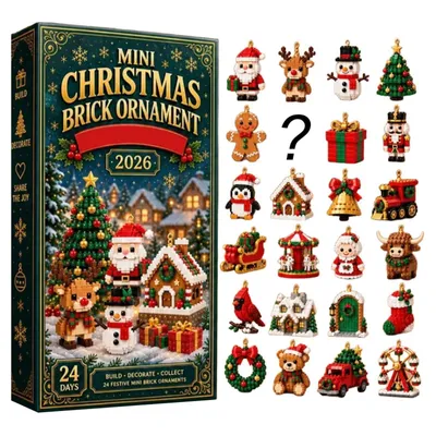 Produktbild von Weihnachtsbausteine Aufhängen Mini Weihnachts-Baustein Adventskalender