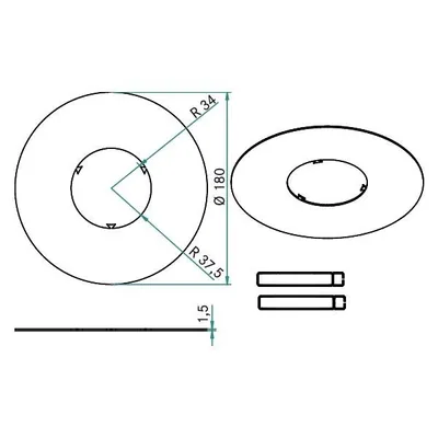 Produktbild von Brumberg Leuchten Reduzierring 81006080