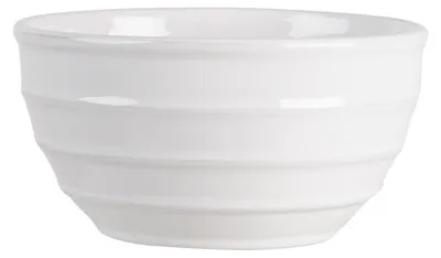Produktbild von Clayre & Eef Suppenschale 1000 ml Weiß Keramik Streifen