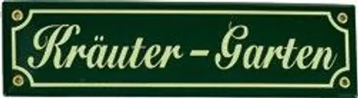 Produktbild von Emaille Schild Kräutergarten