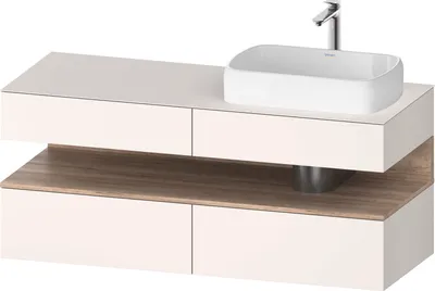 Produktbild von DURAVIT QA4766055840000 QTG KWTU WH Ek. 1400x550x600 Wß Smt H