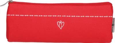 Produktbild von Besticktes Baumwoll Federmäppchen für Schule & Freizeit, 15 cm breit, 5 cm hoch