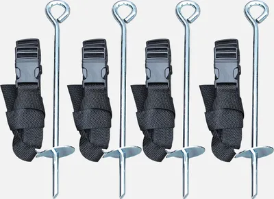 Immagine prodotto di Kit di ancoraggio per trampolino, Nero