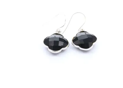 Produktbild von AILORIA CAPUCINE Ohrringe "Silber Schwarzer Onyx"
