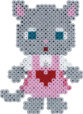 Immagine prodotto di Hama iron-on beads midi "Dress-up cat" confezione regalo 2.500 iron-on beads