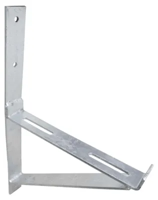Produktbild von DAPRONA Laufroststütze für Dachtritt und Laufrost, Wandmontage Silber 25cm, Dachtritte für Schornsteinfeger, sicherer Kamin-Zugang