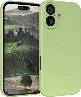 Produktbild von EAZY CASE - TPU Hülle für Apple iPhone 16, TPU Case stoßfeste Handyhülle, weiches Cover mit Kameraschutz, Silikonhülle in Grün