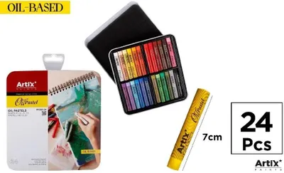 Immagine prodotto di Pastelli a olio, 24 colori - Artix