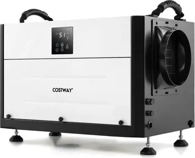 Immagine prodotto di Deumidificatore - Essiccatore per cantieri 2 in 1 - 3 modalità - Timer 24 ore - 500 W - 220 V - Appendibile o da appoggio - Bianco