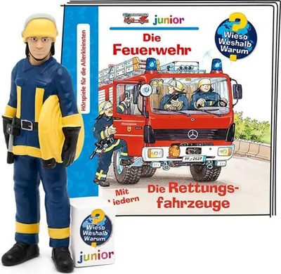 Produktbild von Tonies Hörfigur 10000150 - Wieso? Weshalb? Warum? junior - Die Feuerwehr/Die Rettungsfahrzeuge -