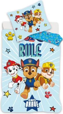 Produktbild von Paw Patrol Brave Kinder-Bettwäsche-Set 100×140cm, 40×45cm