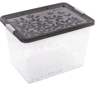 Imagen del producto de Jasmine: Contenedor/caja de almacenamiento con tapa, 33 litros