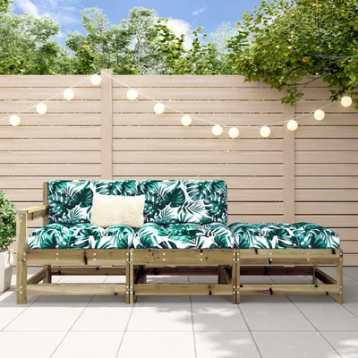 Obrázek produktu pro Maison Exclusive – 3dílná zahradní lounge sada z impregnovaného borového dřeva