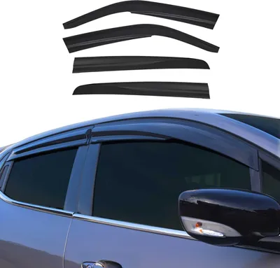 Produktbild von 4x Windabweiser Regenabweiser für VW Golf 1991-1998 Schrägheck Kombi Dunkel