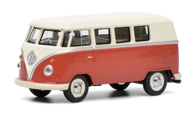 Produktbild von Schuco VW T1 Bus rot/beige 1:64