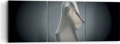 Produktbild von Bild auf Leinwand - Leinwandbild - 3 Teile - Künstlerisch Frau Kampf - 90x30cm - Wand Bild - Wanddeko - Wandbilder - Leinwanddruck - Bilder - Wanddekoration - Leinwand bilder - Wandbild - CA90x30-4167