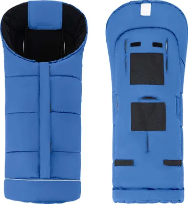 Immagine prodotto di Daliya® ArcticLine: sacco nanna e coprigambe per passeggini e seggiolini sportivi, universale per tutti i modelli di passeggini, sacco nanna invernale, per bambini fino a 36 mesi | Blu