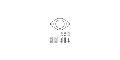 Produktbild von HJS Montagesatz Katalysator 82 45 7863 für MITSUBISHI PAJERO I (L04G, L14G)