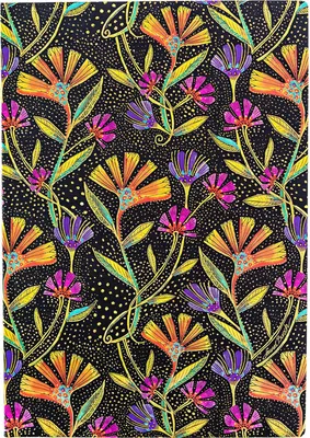 Produktbild von Notatnik w linie Paperblanks Wild Flowers Midi Flexi
